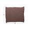 Hello Honey® 60" Brown Brushed New Zealand Wool Throw with Ruffled Edge